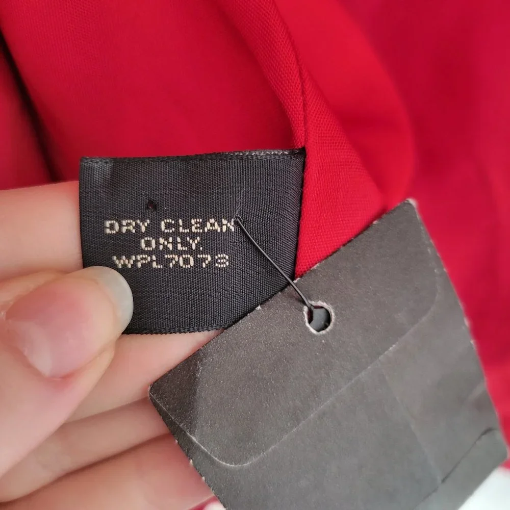 Express Red wool / nylon / cashmere jacket - Picture 12 of 14